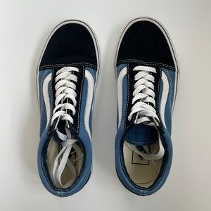 Vans Old Skool Shoe Navy Mens Size 5/ Womens 6.5